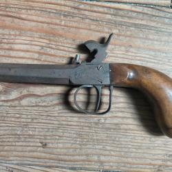 Petit pistolet XIX si&egrave;cle - 1830 - 1840