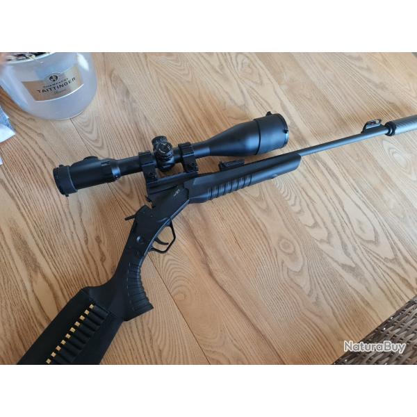 ROSSI "montenegro" carabine 22LR. +lunette et silencieux...�tat neuf.