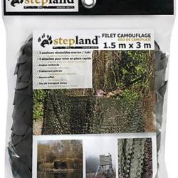 Filet camo kaki marron 1.5 x 3 m Stepland