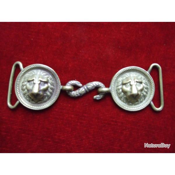 Boucle d'Officier Second Empire " t�te de lion " . ( collection ) .