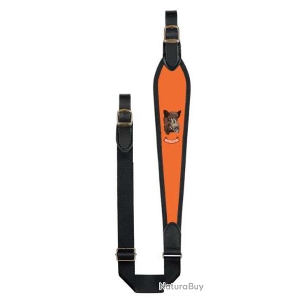 Bretelle RISERVA sanglier orange