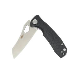 Couteau Honey Badger Knives Wharncleaver Small Lame Acier 8Cr13MoV Manche FRN Noir Liner Lock HB1045