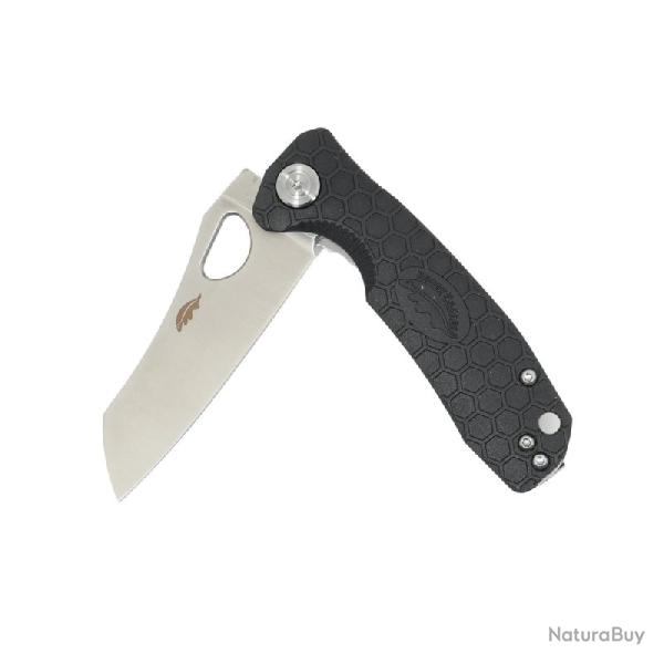 Couteau Honey Badger Knives Wharncleaver Small Lame Acier 8Cr13MoV Manche FRN Noir Liner Lock HB1045