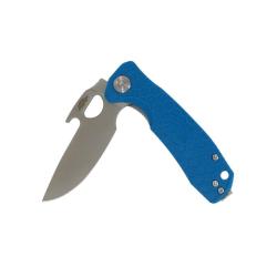 Couteau Honey Badger Knives Opener Small Lame Acier 8Cr13MoV Manche FRN Bleu Liner Lock HB1074