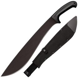 Couteau Fixe Cold Steel Jungle Machete Lame Acier 65Mn Manche Polypro Noir &Eacute;tui Cor-Ex CS97JMS