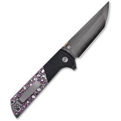 Couteau North Mountain Blade Chop 2 Lame Acier SLD-Magic Manche Carbone Rose Button NMB2407GCFPD
