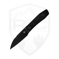 Couteau Fixe Klaken Phantom Lame Acier 14C28N Manche G10 Noir &Eacute;tui Kydex KKNZ068BK