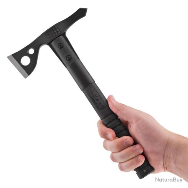 Hache SOG FastHawk Lame Acier 420 Manche Fibre de verre/nylon noir rainur� SOGF06TNCP