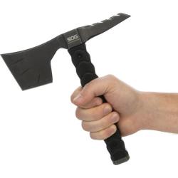 Hache SOG Warfighter Axe Lame Acier 3Cr13MoV Manche G10 noir Etui ABS SOG32500143