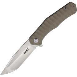 Couteau Summit Gear Lame Tanto Acier D2 Manche G10 Tan Liner Lock SMT009TN