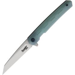 Couteau Summit Gear Lame Acier D2 Manche G10 Jade Liner Lock SMT002J