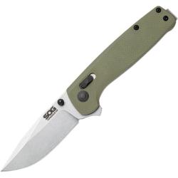 Couteau SOG Terminus XR Lame Acier D2 Manche G10 Vert Kaki XR Lock SOGTM1022BX
