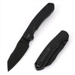 Couteau Wixco Axor Liner Lock Lame Acier 14C28N Sheepsfoot Manche G10 Noir WXC15A