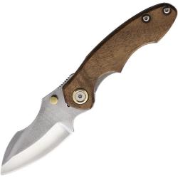 Couteau Pliant Leader Knives Fuga F111 Lame Acier 4116 Manche Noyer Linerlock LDKF111