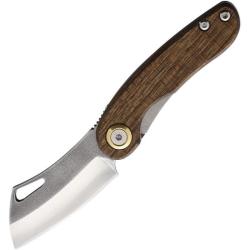 Couteau Pliant Leader Knives Fuga F104 Lame Acier 4116 Manche Noyer Linerlock LDKF104