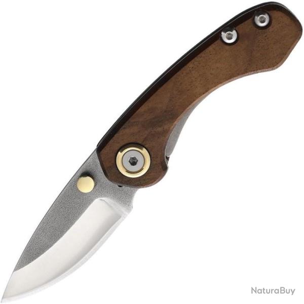 Couteau Pliant Leader Knives Fuga F101 Lame Acier 4116 Manche Noyer Linerlock LDKF101