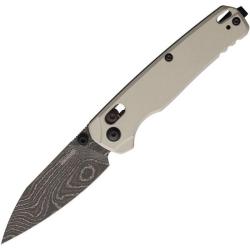 Couteau Kershaw Bel Air Damas Lame Damas Alu Cerakote Nickel DuraLock Made in USA KS6105DAM