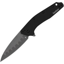 Couteau Kershaw Dividend Lame Composite M390 D2 Manche Alu Noir Liner Lock SpeedSafe KS1812BLKCB