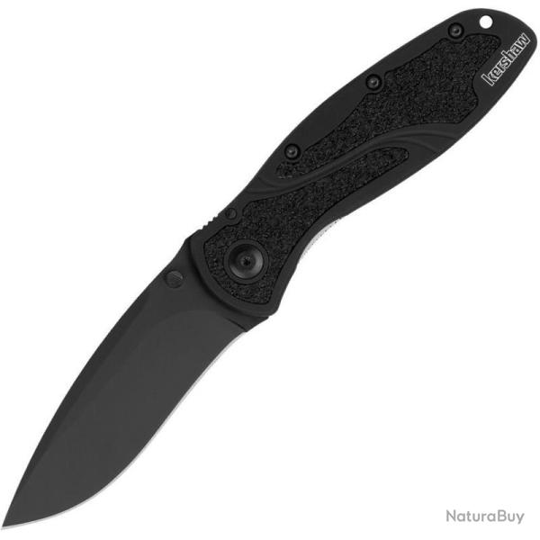 Couteau Kershaw Blur MagnaCut Cerakote Noir Alu Noir Trac-Tec Liner Lock SpeedSafe KS1670BLKMAG