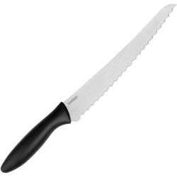 Couteau &agrave; Pain Kershaw 8 Pouces Lame Acier 1.4116 Satin Dentel&eacute;e Manche Polypropyl&egrave;ne Noir KS1781
