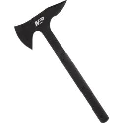 Hache Tactique Smith & Wesson M&P Tactical Axe Lame Inox Manche Caoutchouc &Eacute;tui Nylon SW1117197