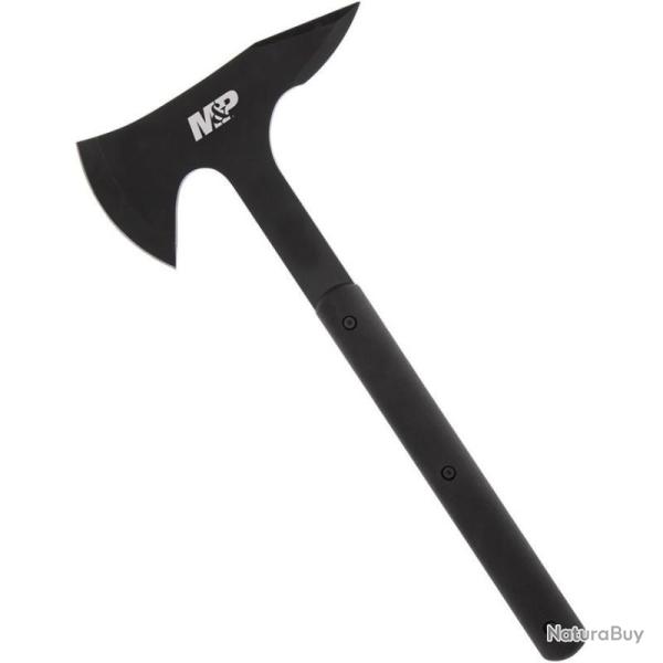 Hache Tactique Smith & Wesson M&P Tactical Axe Lame Inox Manche Caoutchouc �tui Nylon SW1117197