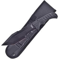 Couteau Frost Cutlery Blackhills Steel Bowie Black G10 Lame Acier Inox Manche G10 FBKH025BG10