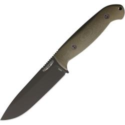 Couteau Bradford Knives Guardian 5.5 Sabre Lame Acier N690 Cerakote OD Manche Micarta BRAD55S102OD