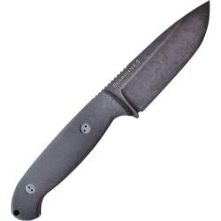 Couteau Bradford Knives Guardian 4.5 Sabre Lame Acier N690 Nimbus Manche Micarta Noir BRAD45S101N