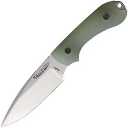 Couteau Bradford Knives Guardian 3 HP Ghost Lame AEB-L Miroir Manche G10 Jade Etui BRAD3FE117HP