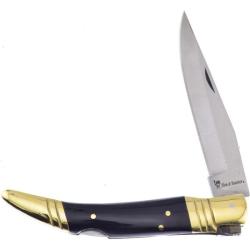 Couteau de Poche Hen & Rooster Lockback Lame 1.4116 Clip 9,86 cm Manche Corne de buffle HRI5044BH5