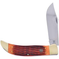 Couteau Hen & Rooster Grand Pliant Lame Inox Miroir Os rainur&eacute; bois flott&eacute; Slip Joint HRI341DWB