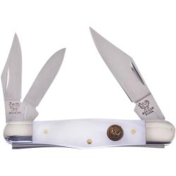 Couteau de Poche Hen & Rooster Whittler Lames 1.4116 Manche Nacre Slip Joint HRI123MOP