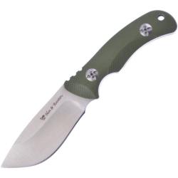 Couteau Fixe Hen & Rooster Lame Inox Satin 7,62 cm Manche G10 vert &Eacute;tui Plastique Moul&eacute; HRI02GRG10