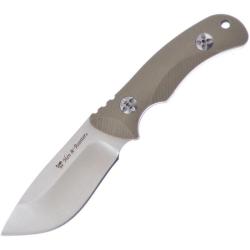 Couteau Hen & Rooster Lame Inox Satin 7,62 cm Manche G10 d&eacute;sert sable &Eacute;tui Plastique HRI02DSG10