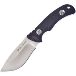 Couteau Fixe Hen & Rooster Lame Inox Satin 7,62 cm Manche G10 noir &Eacute;tui Plastique Moul&eacute; HRI02BG10