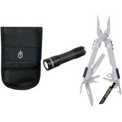 Kit Multi-Outil + Lampe Gerber Maintenance Combo Multi-Plier 600 Firecracker G7570