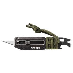 Multi-Outil Gerber Prybrid X Lame R&eacute;tractable No11 Cordon OD Vert 6 Fonctions G3739