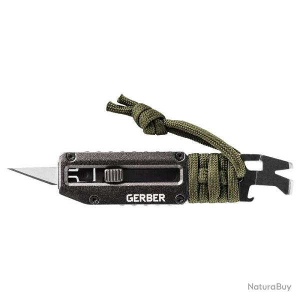 Multi-Outil Gerber Prybrid X Lame R�tractable No11 Cordon OD Vert 6 Fonctions G3739