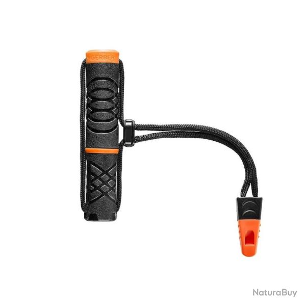 Allume-Feu Gerber Firestarter Ferroc�rium 3Cr13 Sifflet Compartiment Amadou G3114