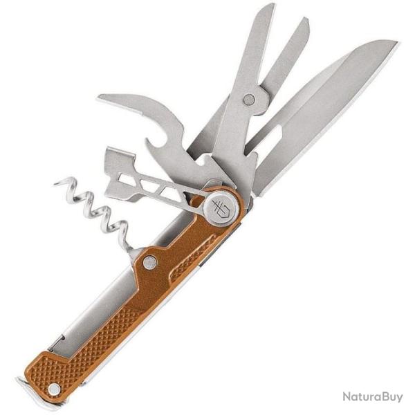 Multi-Outil Gerber Armbar Cork Manche Aluminium Orange 8 Outils Tire-Bouchon G1581