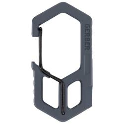 Outil Porte-Cl&eacute;s Gerber Carabiner Inox Urban Blue TSA 3 Fonctions G1075354