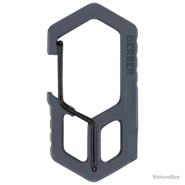 Outil Porte-Cl�s Gerber Carabiner Inox Urban Blue TSA 3 Fonctions G1075354