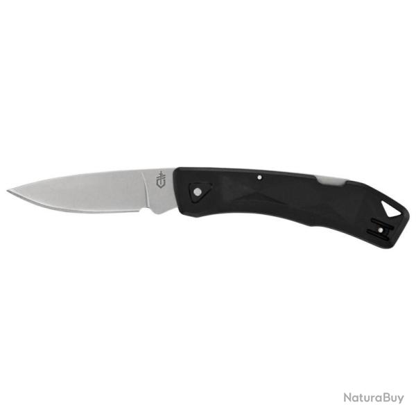 Couteau Gerber LST Ultra Lockback 420HC Manche GFN Noir Stonewash Made in USA G1074495