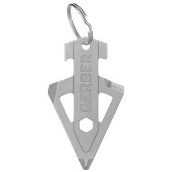 Outil Porte-Cl&eacute;s Gerber Broadhead Inox Stonewash 4 Fonctions G1074045