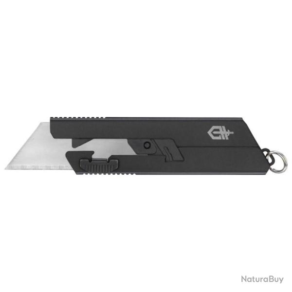 Couteau Gerber EAB Mini Lame Rempla�able Manche Inox Noir Porte-Cl�s G1072685