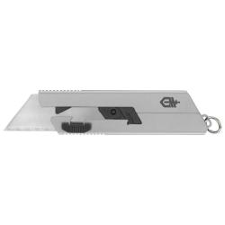 Couteau Gerber EAB Mini Lame Rempla&ccedil;able Manche Inox Argent Porte-Cl&eacute;s G1072684