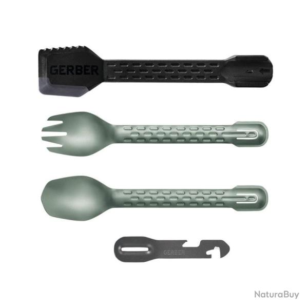 Set Ustensiles Camp Gerber ComplEAT Spatule Fourchette Cuill�re Multi-Outil Bleu G1072329