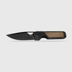 Couteau Kizer Militaw Lame Acier Nitro-V Manche G10 Micarta Linerlock KIV3634A1