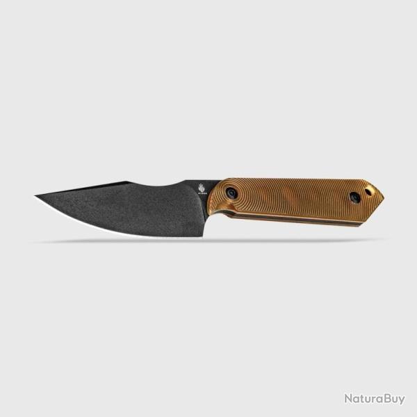 Couteau Fixe Kizer Harpoon Mini Lame Acier CPM-3V Manche PEI Etui Carbone KI1040S5